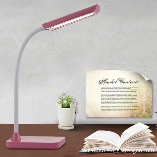2015 new Student eye-protection USB led charging desk lamp/button switch led table lamp made in China